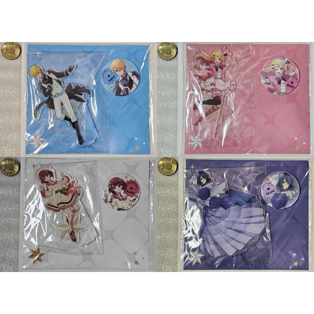 【徽章&立牌】我推的孩子 Exhibition 星野阿奎亞 星野露比 有馬佳奈 黑川茜