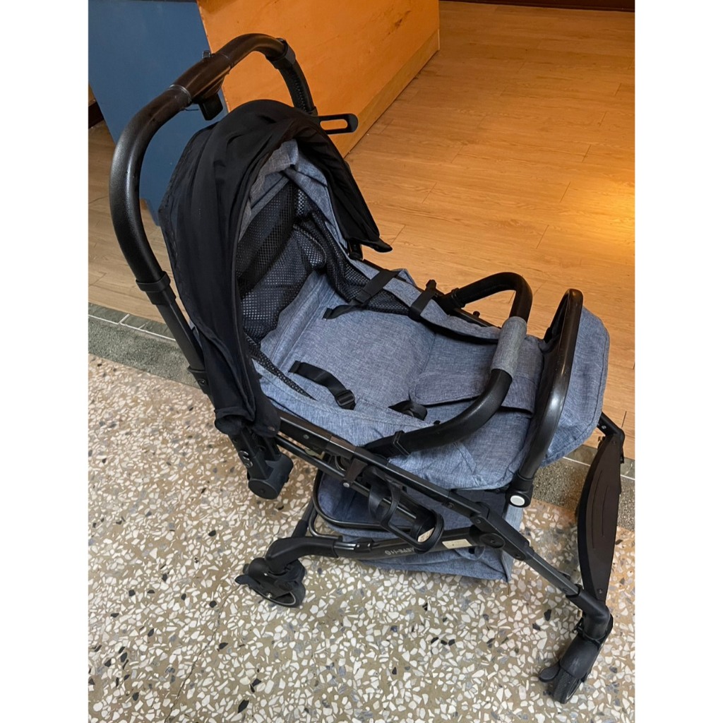 二手 HIBABY 高品質多功能 嬰兒車 寶寶折疊傘車 好收納兒童推車「五花十色」