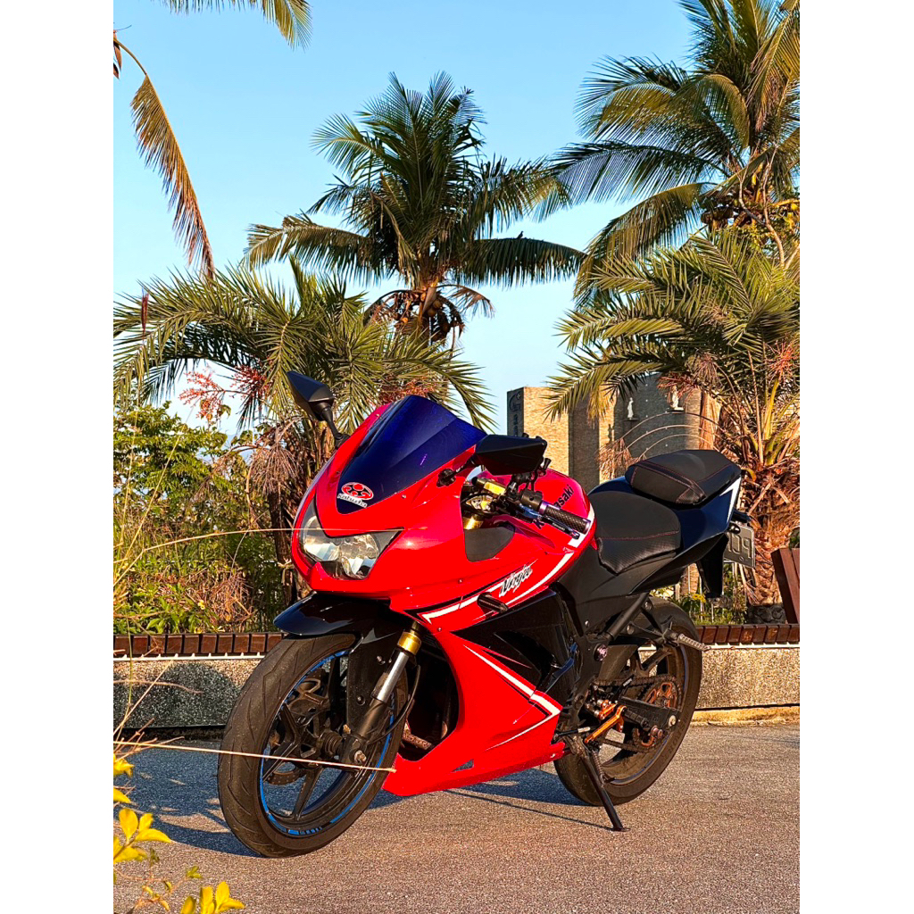 37P白牌 爆改 KAWASAKI NINJA 250 小忍者 雙缸白牌車 動力紅
