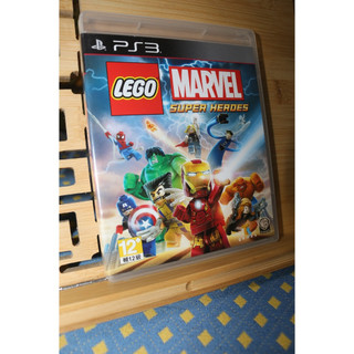 有極輕微刮傷❤️PS3遊戲光碟片-LEGO MARVEL super heroes 附說明書