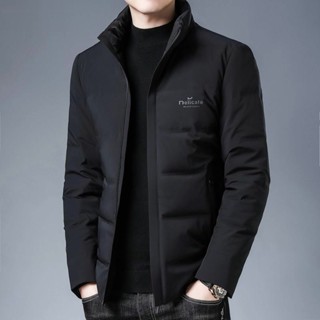羽絨外套 男生外套 外套男 保暖外套 羽絨服男 羽絨服男 立領短款外套 中青爸爸裝 商務 休閒 超厚男外套 韓版男生外套