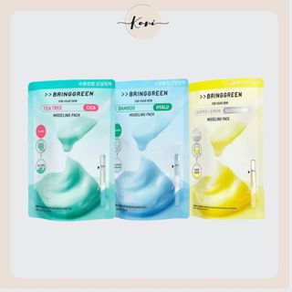 【KORI】Bring Green 軟膜 袋裝軟膜 茶樹積雪草 玻尿酸軟膜 穀胱甘肽軟膜 保濕軟膜 美容軟膜 維C軟膜