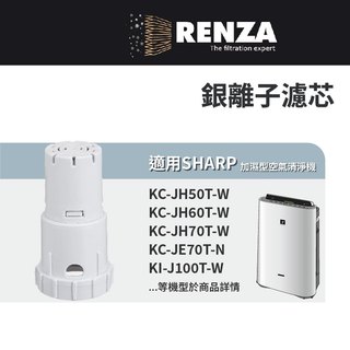 RENZA 銀離子濾芯 適用 Sharp 夏普 加濕空氣清淨機 可替換 FZ-AG70T FZ-AG01K1