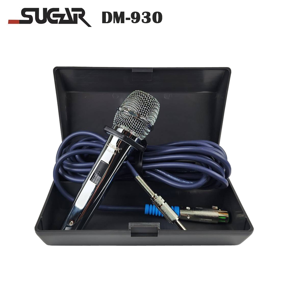 【SUGAR】DM-930 動圈式麥克風 含麥克風線/收納盒/金色 全新公司貨