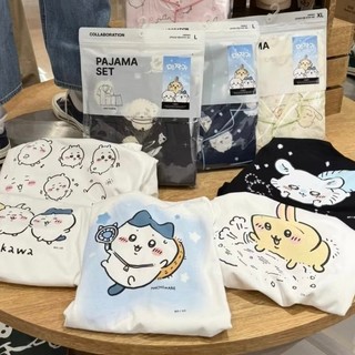 【台現】 SPAO x 吉伊卡哇 短袖 Chiikawa聯名款短T 短袖上衣 烏薩奇 小八 小桃鼠 情侶短袖 韓國代購