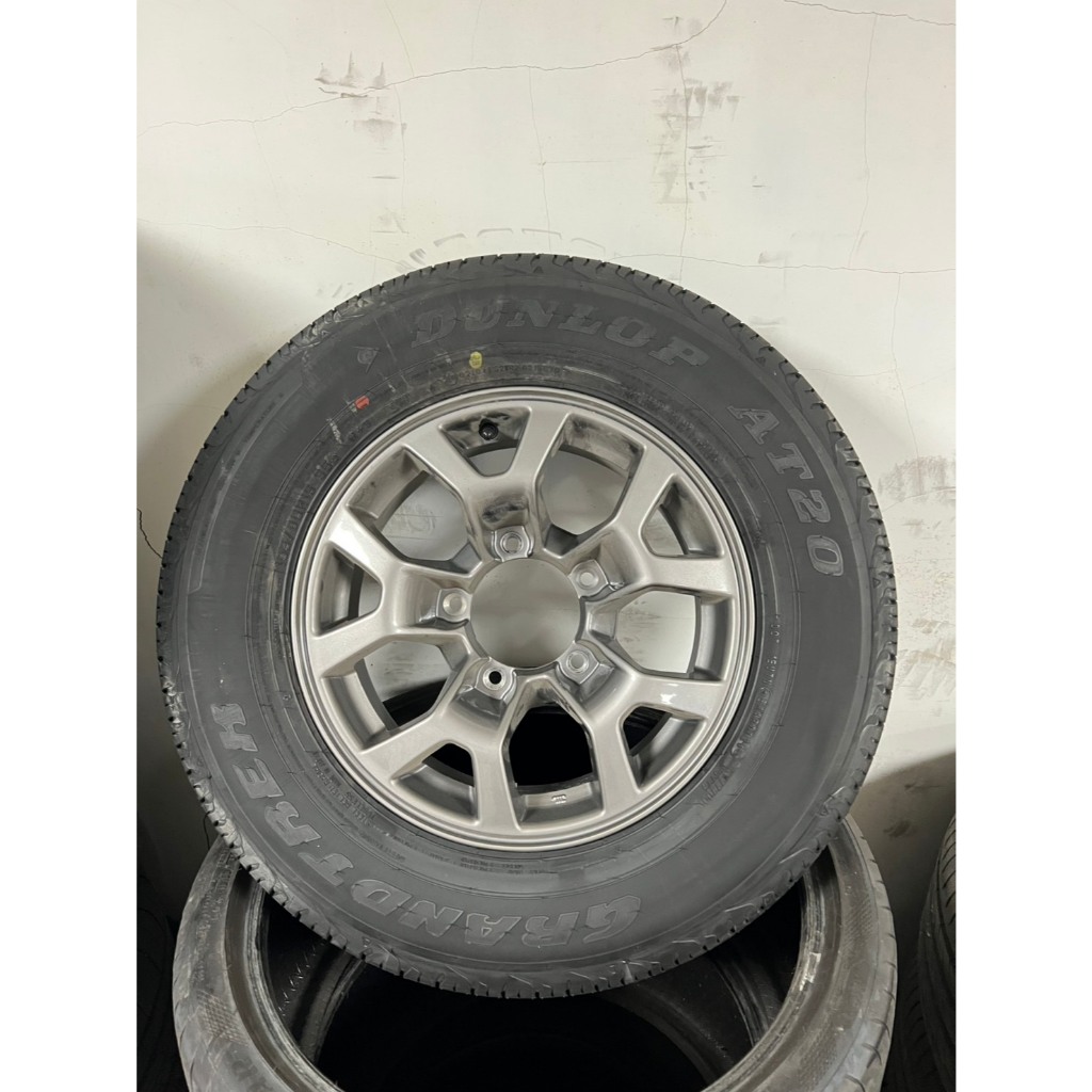 北北基隆輪胎 中古框胎 吉米原廠15吋 195/80R15 全新框含胎 含備胎蓋、底座 JIMNY 吉姆尼 二手