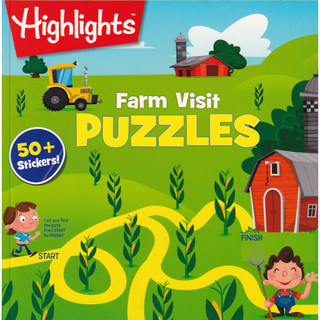 浩瀚星海【童書】二手《Farm Visit Puzzles》Highlights™│9781629797595│
