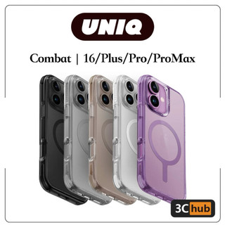 【UNIQ 新加坡】Combat 四角強化軍規磁吸防摔三料保護殼 iPhone16 Plus／Pro／ProMax 防摔