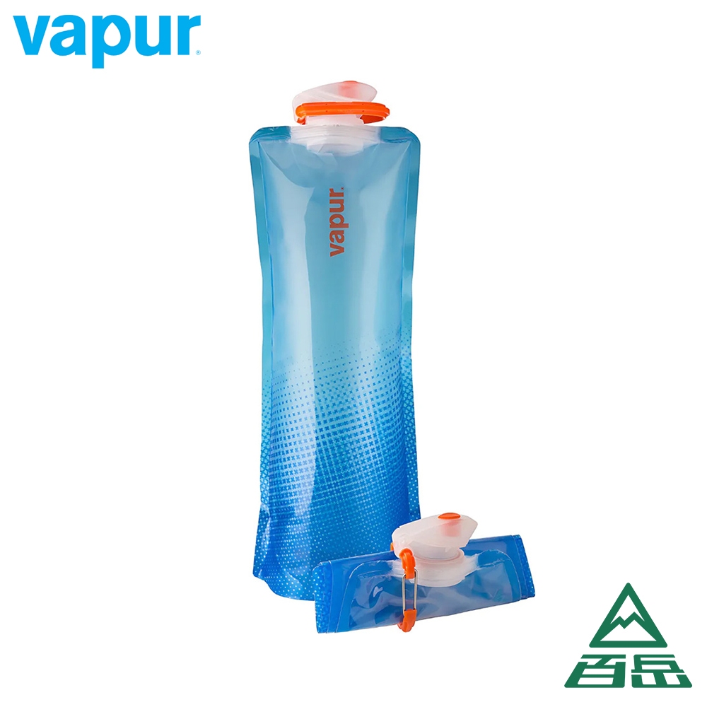 [Vapur]摺疊軟式水壺Shades 透藍 1.5L【士林百岳】實體店面有保障