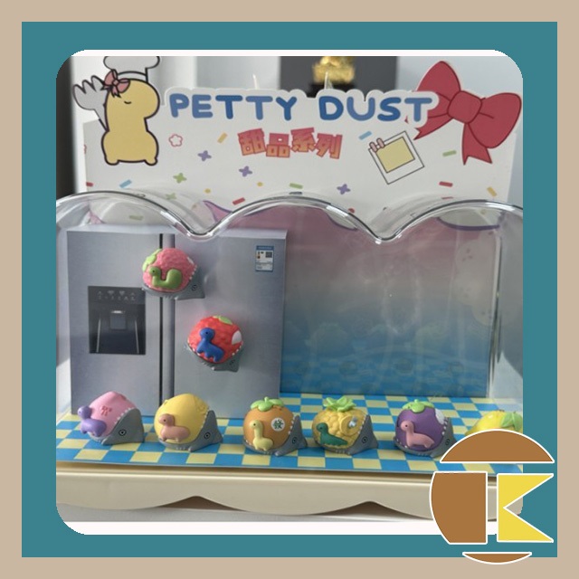 【8月預購】PETTY DUST 水果萌粒系列 盲盒 公仔盒玩 一中盒24入｜角色盲抽可愛收藏｜愛蛋客