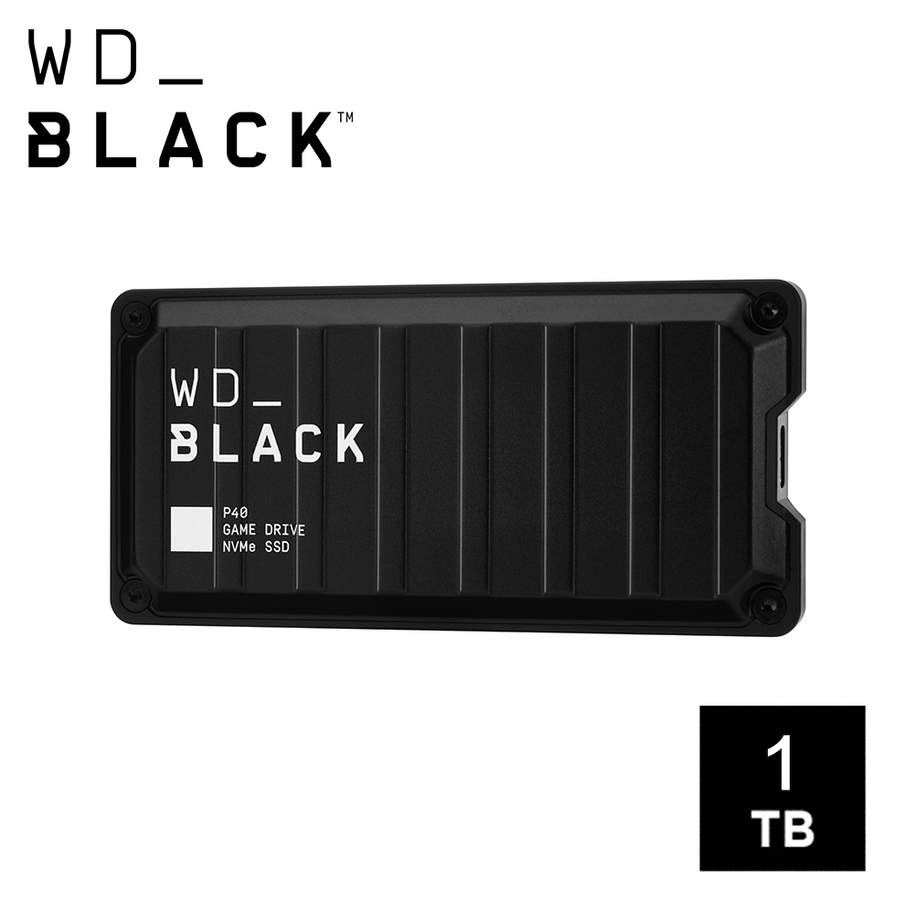 WD BLACK P40 Game Drive 1TB 外接式固態硬碟SSD(公司貨)