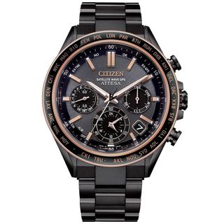 CITIZEN 星辰 ATTESA GPS對時 光動能腕錶 44.6MM (CC4074-61W)