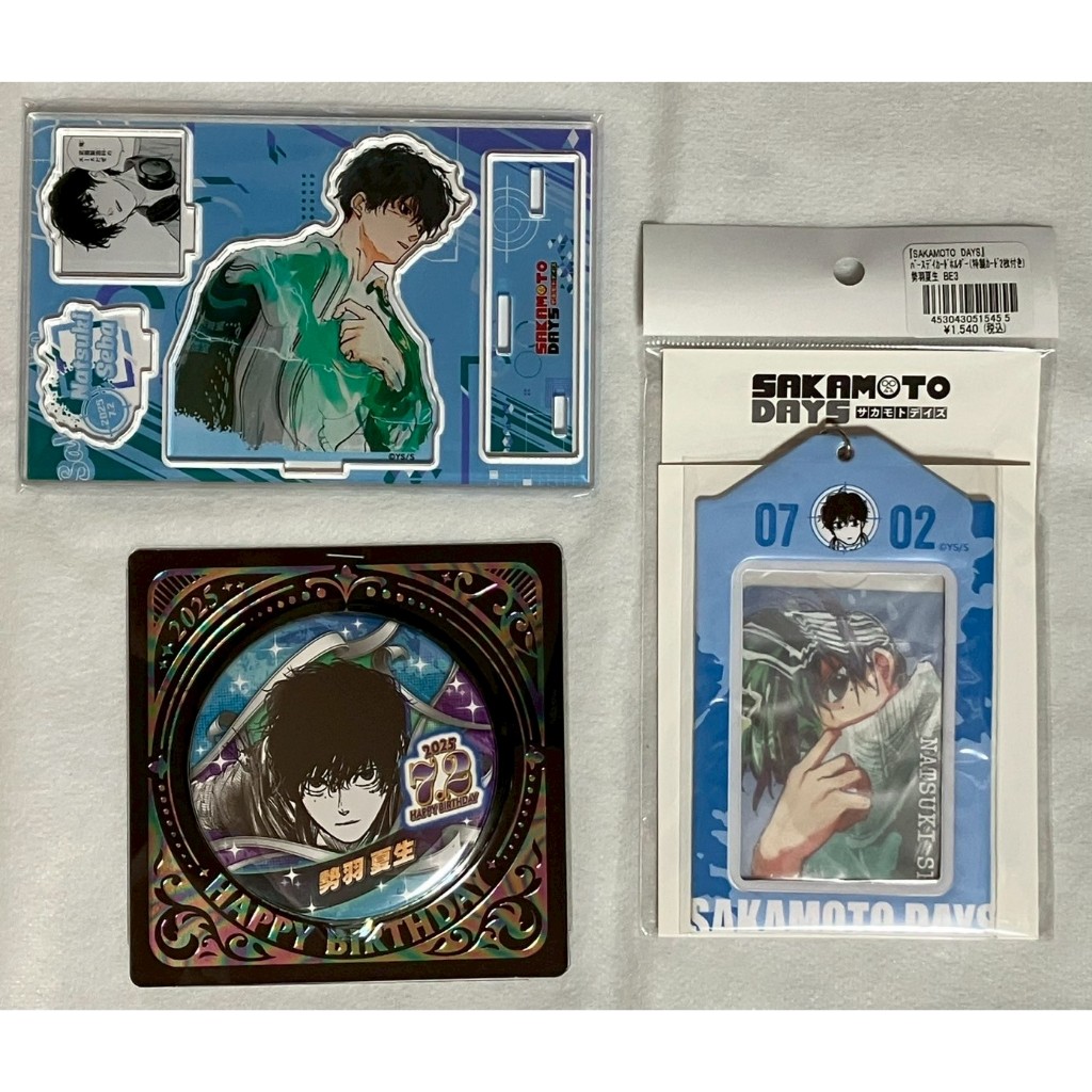 🔥現貨🔥sakamoto days 坂本日常 JUMPSHOP 2025 生日立牌 生日徽章 卡片套 卡片 勢羽夏生