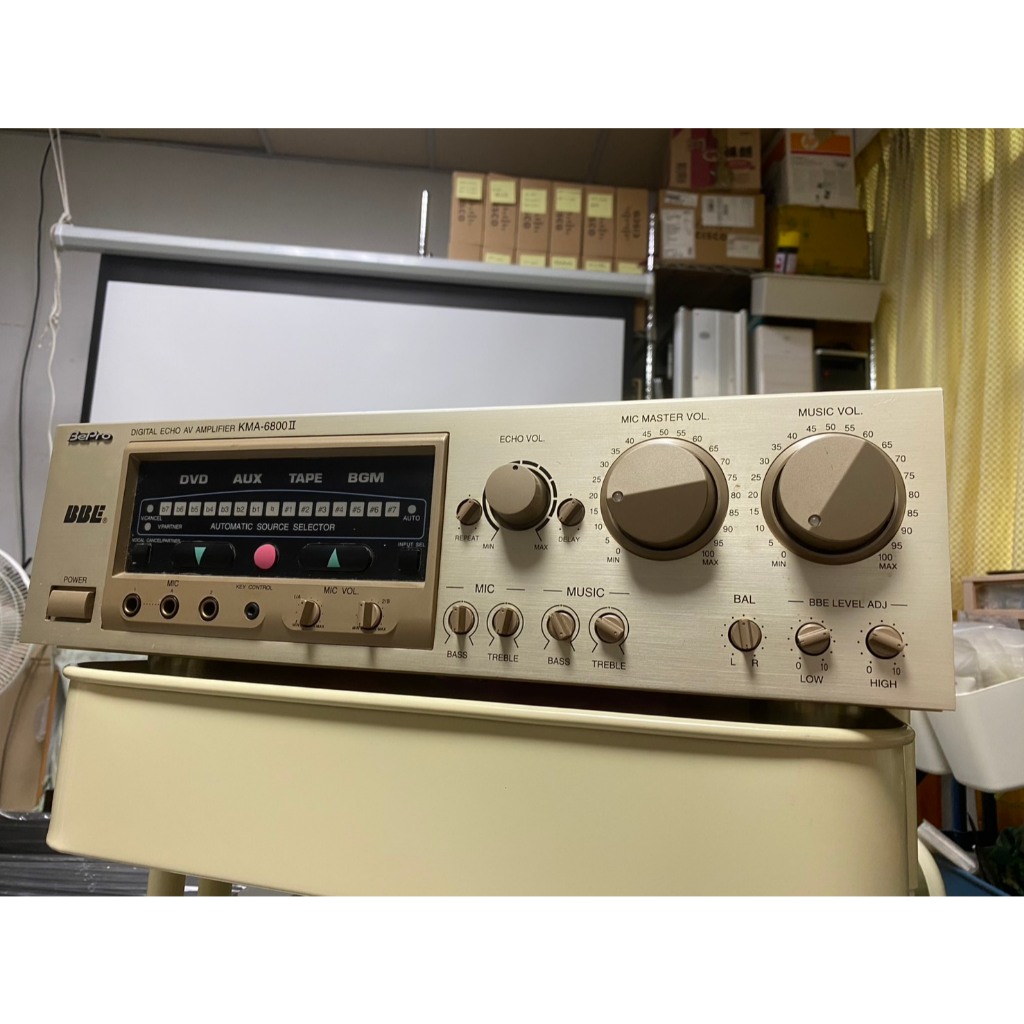 BePro KMA-6800II 卡拉OK回音擴大機 支援外接麥克風回音控制 唱歌好幫手