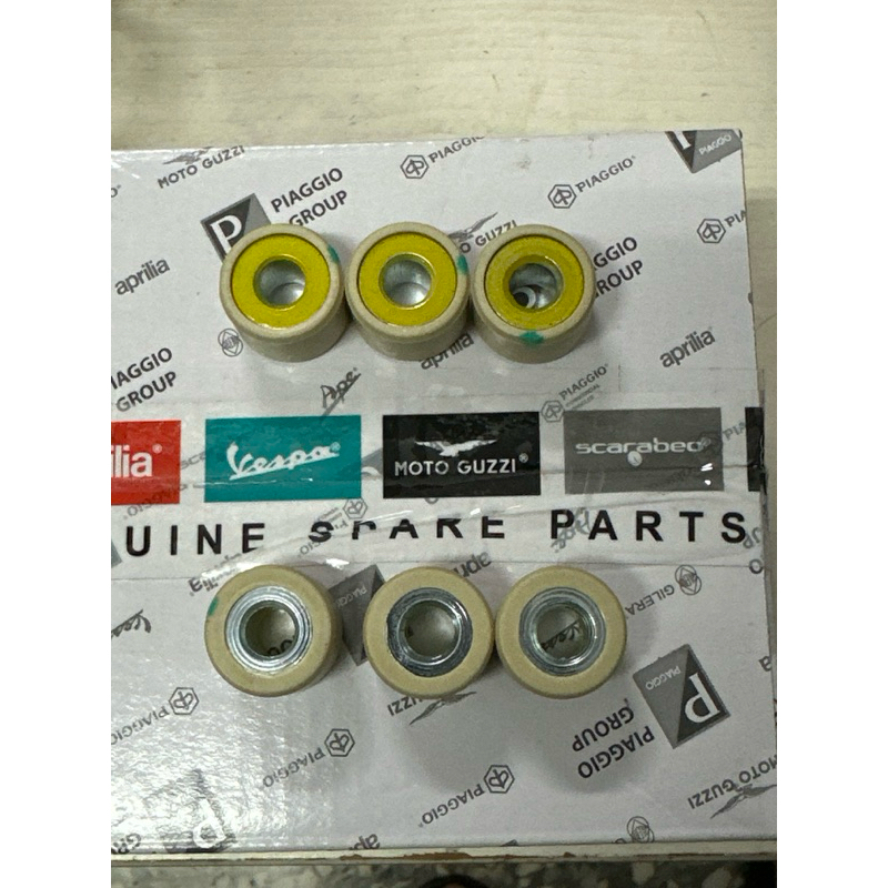 全新VESPA 偉士牌、衝刺125、春天125  LX LT LXV 原廠普利珠19公克、15mm*20mm一台份6顆