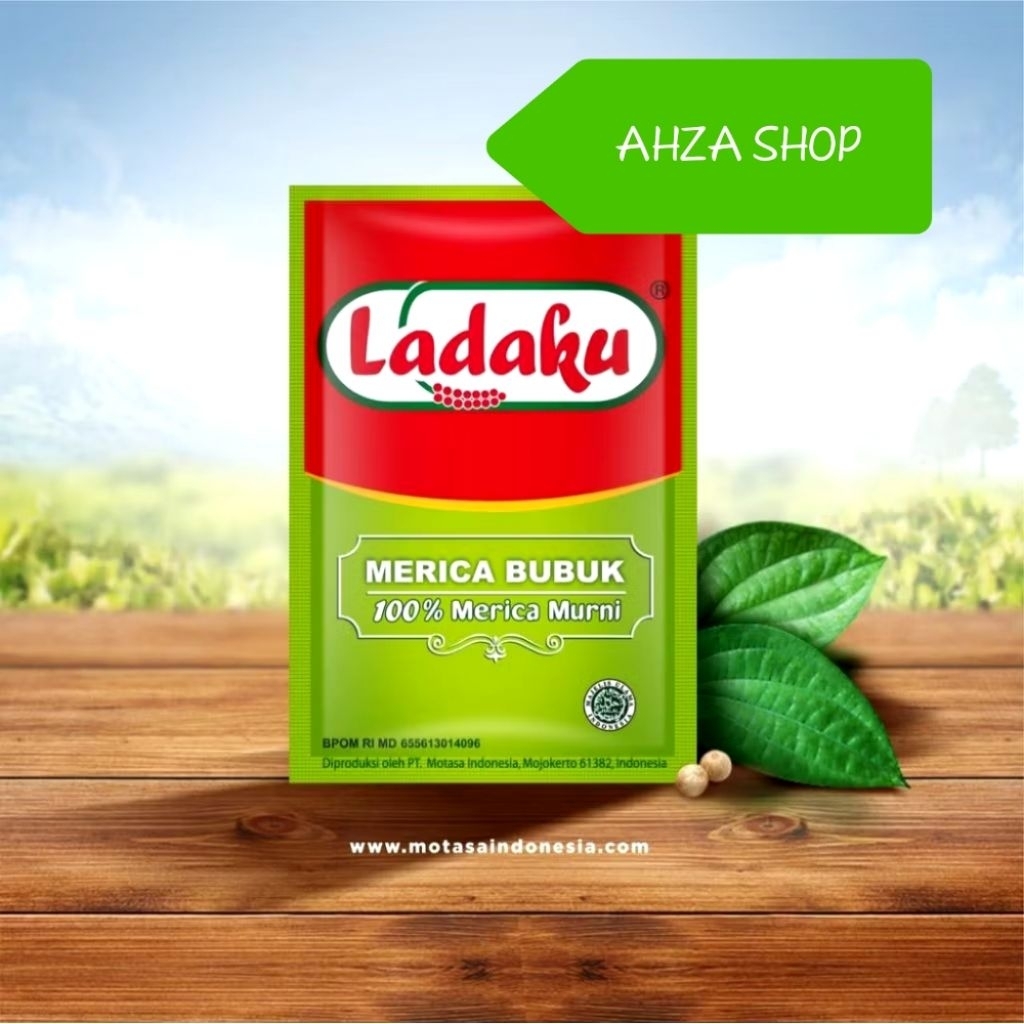 LADAKU Merica Bubuk 挽き胡椒 - 500袋 LADAKU Merica Bubuk 挽き胡椒