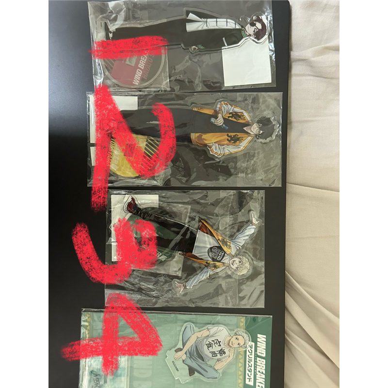 防風少年立牌 蘇枋隼飛 梅宮一 兔耳山丁子  防風少年展立牌/玩水立牌