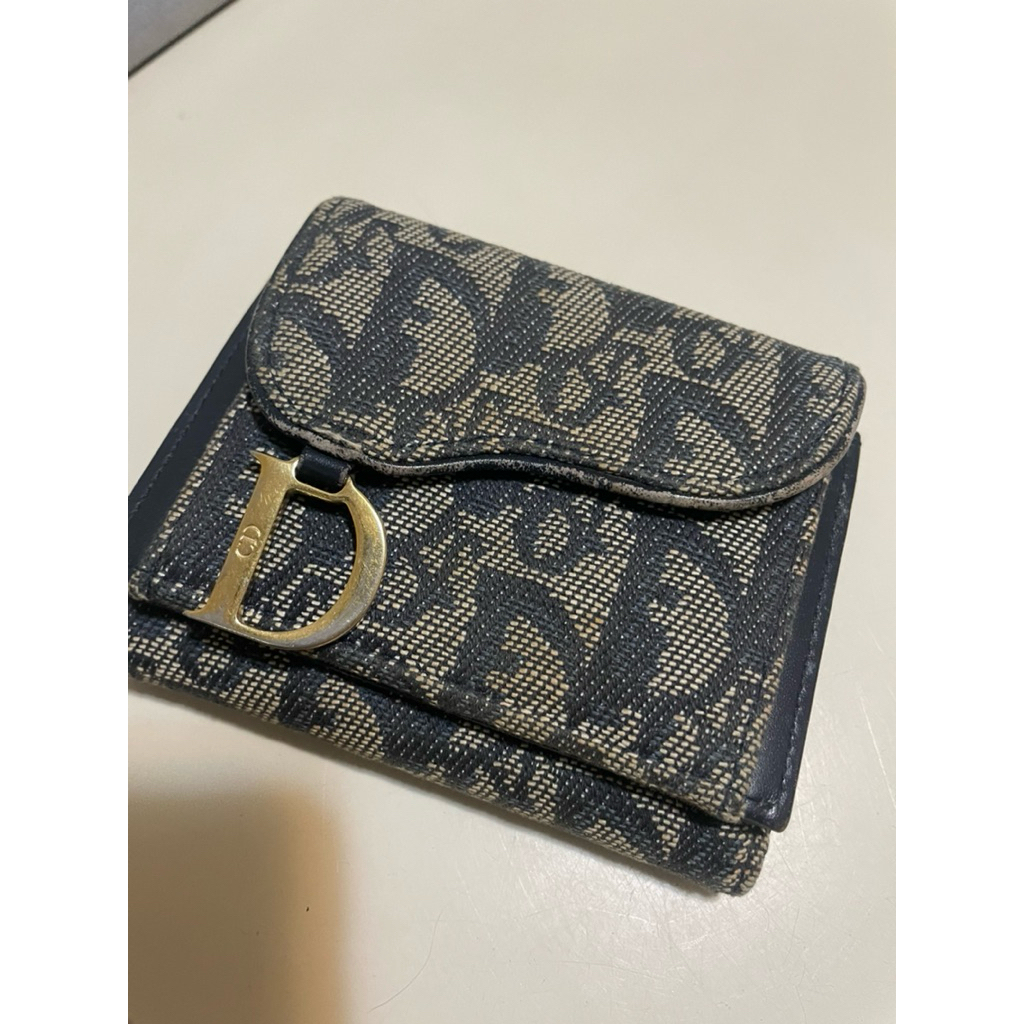 Buy金女 正品 Dior 多夾層 短夾 皮夾
