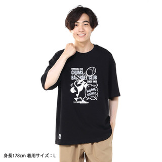 chums Cotton Dry CHUMS Baseball Club T-Shirt 短袖上衣黑色