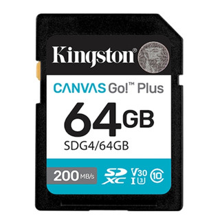 金士頓Kinston高速記憶卡 U3 V30 SDG4/256G 512G 1TB Canvas Go! Plus SD