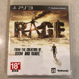 便宜賣！PS3 狂怒煉獄 英文版 RAGE 全新未拆封 PS3遊戲
