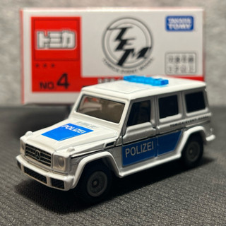 Tomica多美小汽車 會場限定no.4 賓士 Mercedes Benz g-class POLIZEI 大g德國警車