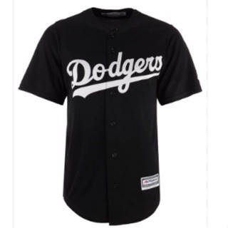 MLB Majestic 洛杉磯 道奇隊 黑色 Los Angeles Dodgers Youth 青年版 棒球衣