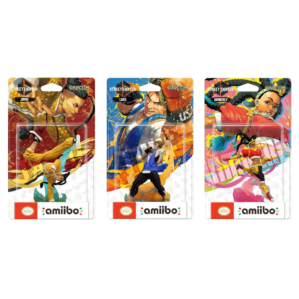 【現貨不用等】NS Switch Amiibo 快打旋風 呂克 傑米 金柏莉 快打旋風6 快打 快打6 街頭快打 公仔