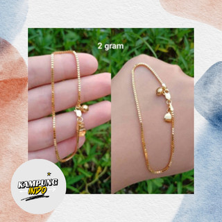 READY GELANG EMAS MILIANO TITANIUM ANTI KARAT