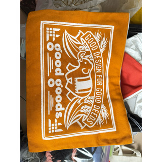 泰國🇹🇭good goods拉鍊帆布包(黃)L