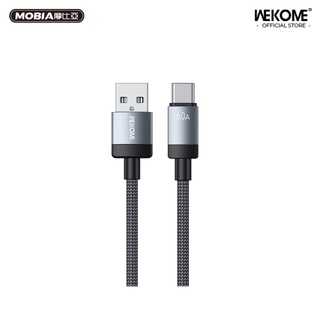 【快速發貨】WEKOME 睿氪 編織數據線 USB to C 鋁合金加尼龍編織 6A 智慧晶片防護 正版台灣公司貨