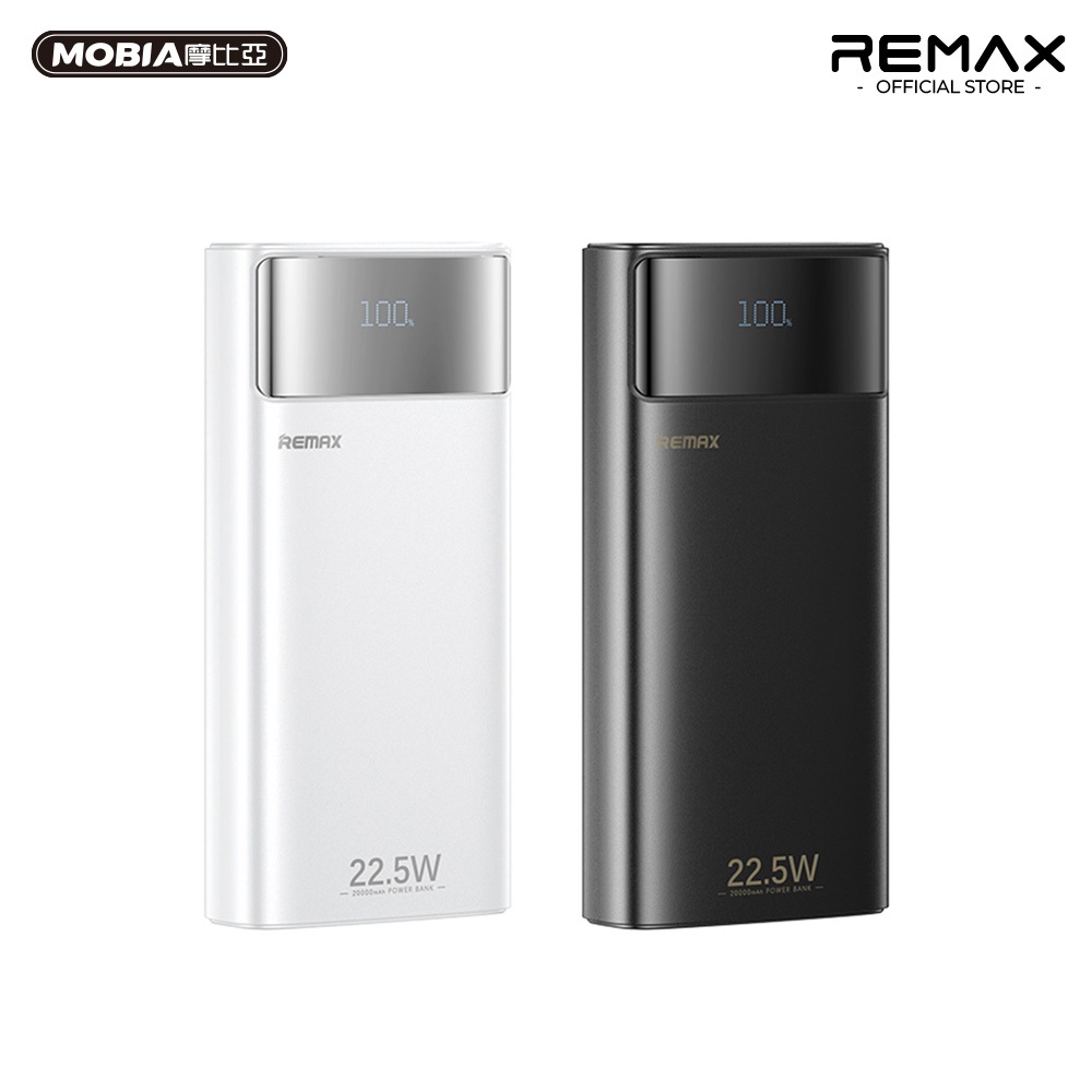 【快速出貨】Remax 22.5W LED電筒 行動電源 自帶三線 20000mAh 4輸出快充 2輸入 正版台灣公司貨