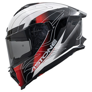 ∥益發安全帽∥ ASTONE GT6 PLUS 白/ YF1 紅 快拆內襯 全罩 安全帽