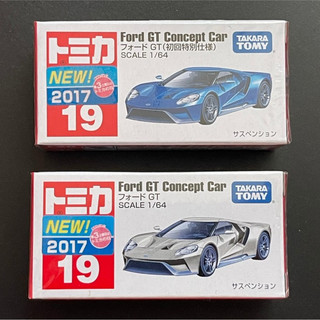 二手 1:64 多美 TOMICA NO.19 福特 Ford GT Concept Car 2017新車貼 一般+初回