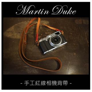 小馨小舖【Martin Duke 手工紅線相機背帶】相機頸掛繩 相機背帶 減壓帶