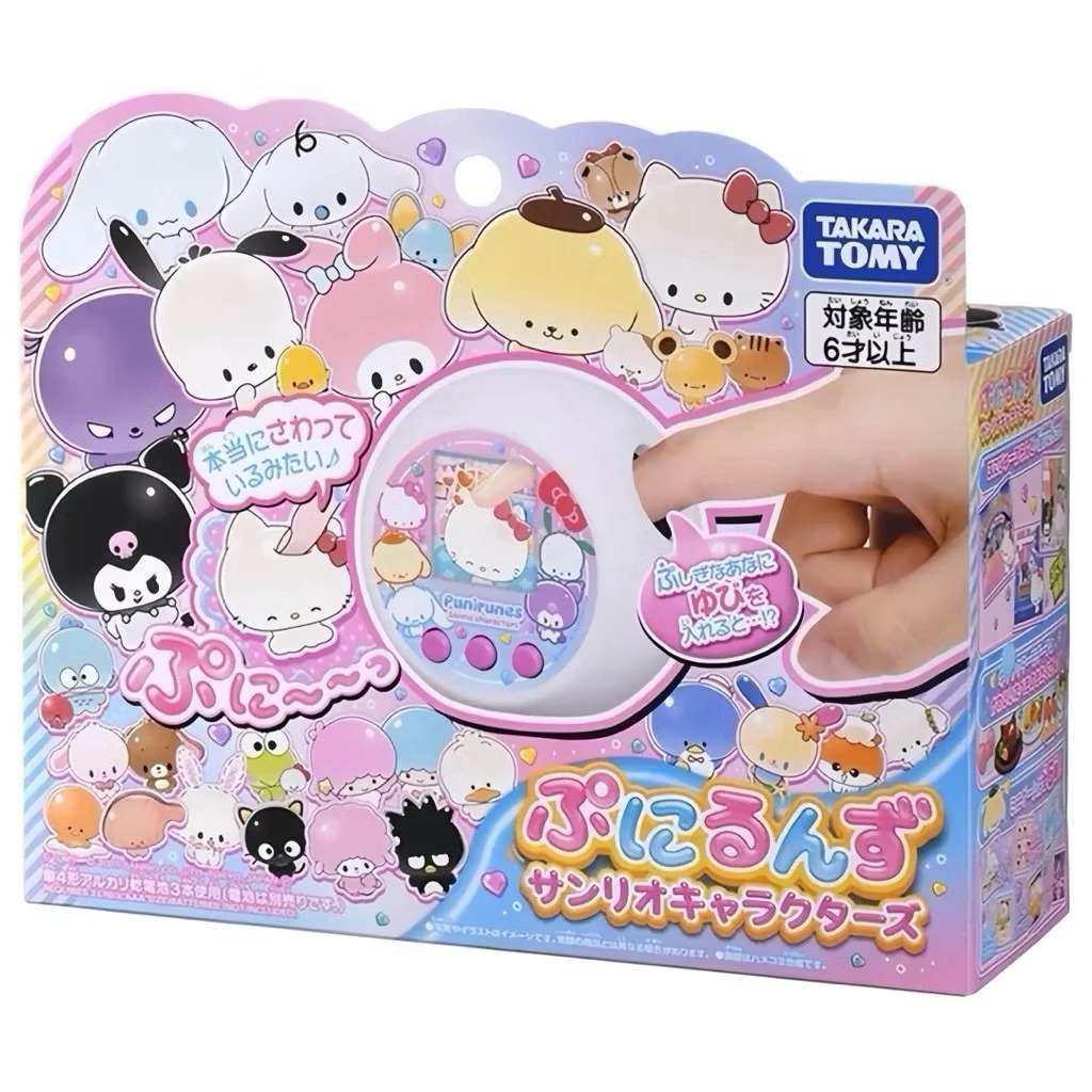 (現貨 日本正品)TAKARA TOMY Sanrio 三麗鷗聯名 手指戳戳 互動電子機 電子寵物機 電子雞