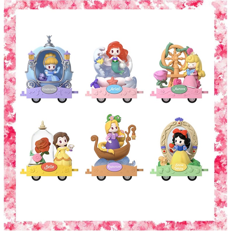 現貨一盒6入 隱藏隨機盲盒 浪漫巡遊 全新未拆封 迪士尼公主  D-baby系列 公主花車 公主列車 公主巡遊