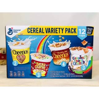 【Sunny Buy】◎預購◎ 美國 Cereal Cups 穀物麥片 早餐 4種口味12杯 cheerios 幸運符
