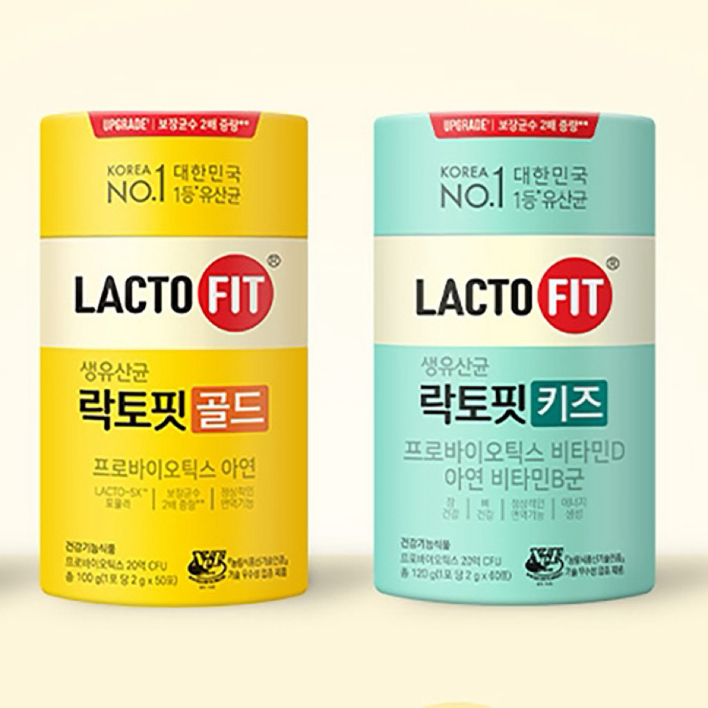 鍾根堂 LACTO FIT 益生菌 50入 鍾根堂 LACTO-FIT 升級版 兒童益生菌 (2g*60入)  優格味
