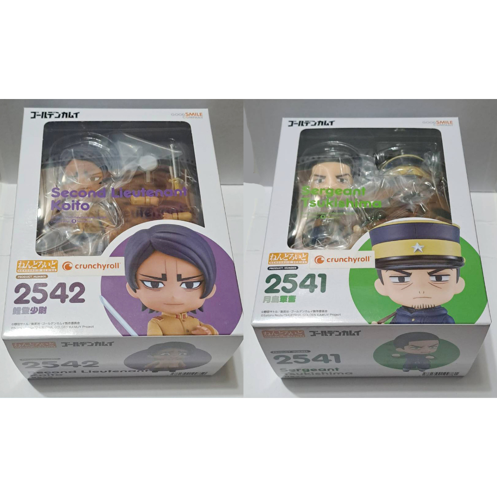 【模型出清】全新 黏土人 黃金神威 鯉登+月島 2542 2541 月島軍曹 鯉登少尉 GSC 代理版