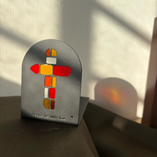 ｜Peace Cross / Peace Church 彩繪玻璃風燭台｜