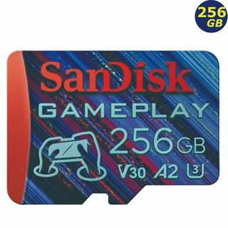 SanDisk GamePlay 256GB 256G microSD 190MB V30 U2 A2 A3 遊戲專用卡