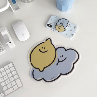 🇰🇷 韓國KKOBA 現貨 Second Morning 檸檬雲朵 滑鼠墊 辦公室小物 文具 韓國文創