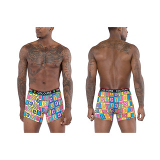 Cross Colours - ALPHABET BOXER BRIEF 嘻哈 街頭 運動 緊身 短褲 內褲 四角褲