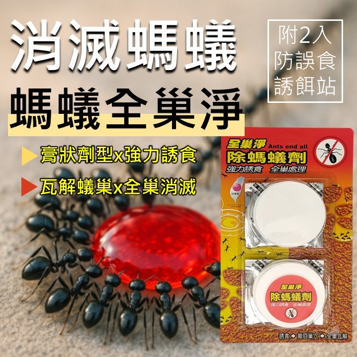 螞蟻藥 強力誘食 全巢處理 全巢淨 20g 螞蟻藥 除螞蟻膏 螞蟻 除螞蟻 殺蟲 除蟲消毒 蟻藥 硼砂