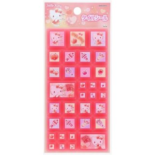 日本 sun-star 三麗鷗磁磚型貼紙/ 夢幻可愛/ Hello Kitty eslite誠品