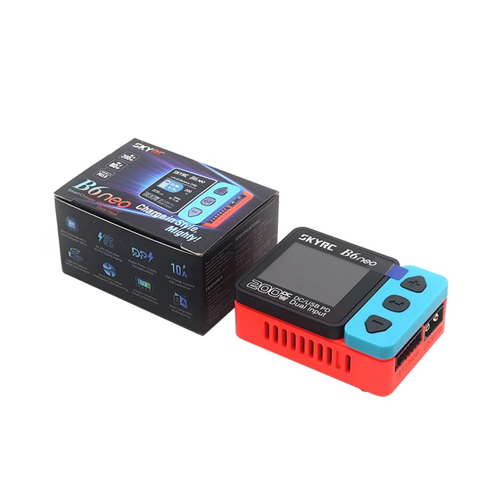 5Cgo【批發】B6neo 200W航模FPV車模10A平衡充電器1-6S穿越機lipo 含稅代購t7297334503