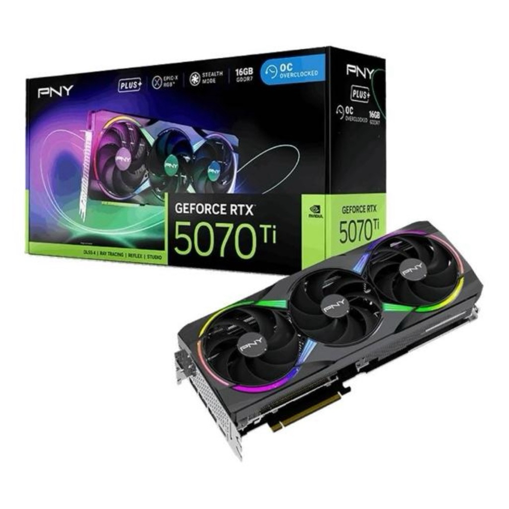 PNY RTX 5070 Ti ARGB 16GB OC Triple Fan Plus/三風扇/五年獨家保