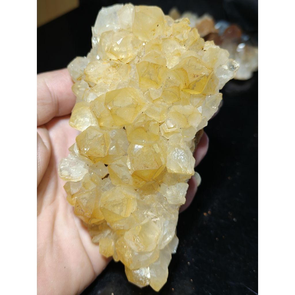 《晶華》水晶 黃水晶 剛果  晶簇  原礦  02A16-D