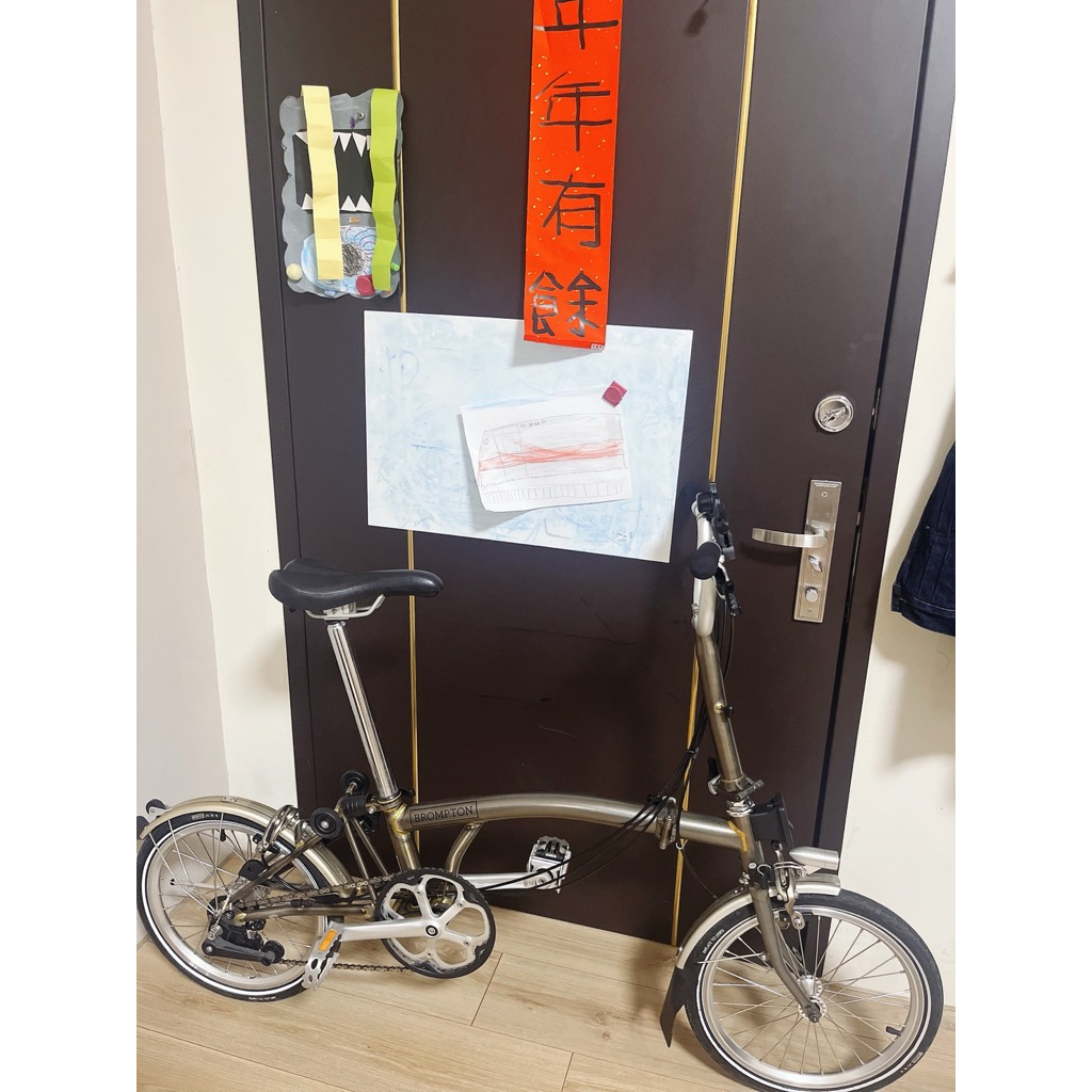 BROMPTON M把6速清漆小布 腳踏車 運費另計